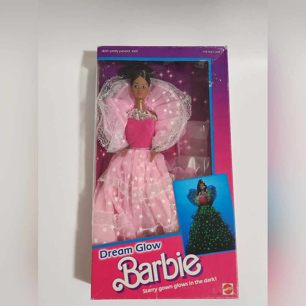 🌌 1985 Dream Glow Barbie Vintage Doll 133